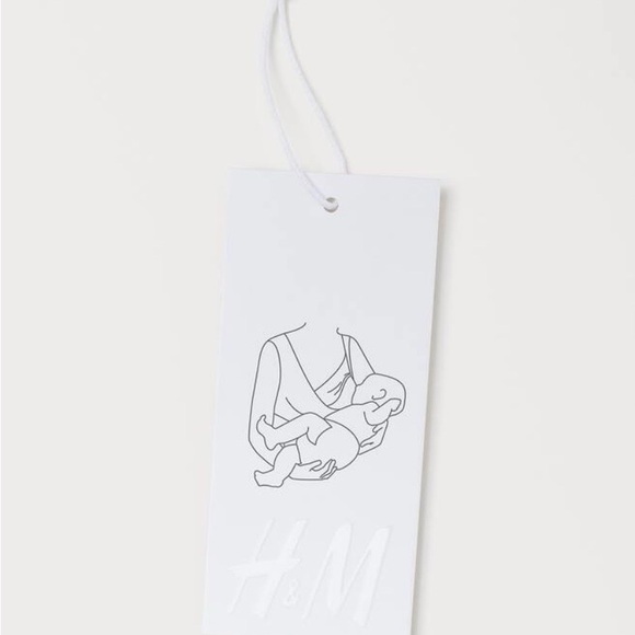 H&M NWOT *NURSING* Dress w/Scoop Neck, Fitted Knit For EASY ACCESSIBILITY - Picture 3 of 6